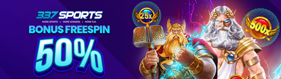 BONUS NEW MEMBER 50% LANGSUNG MASUK